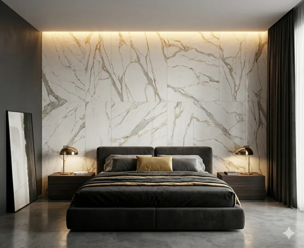 habitacion  CALACATTA GOLD LUXE (10F RANDOM) 60X120 RECT PULIDO.webp